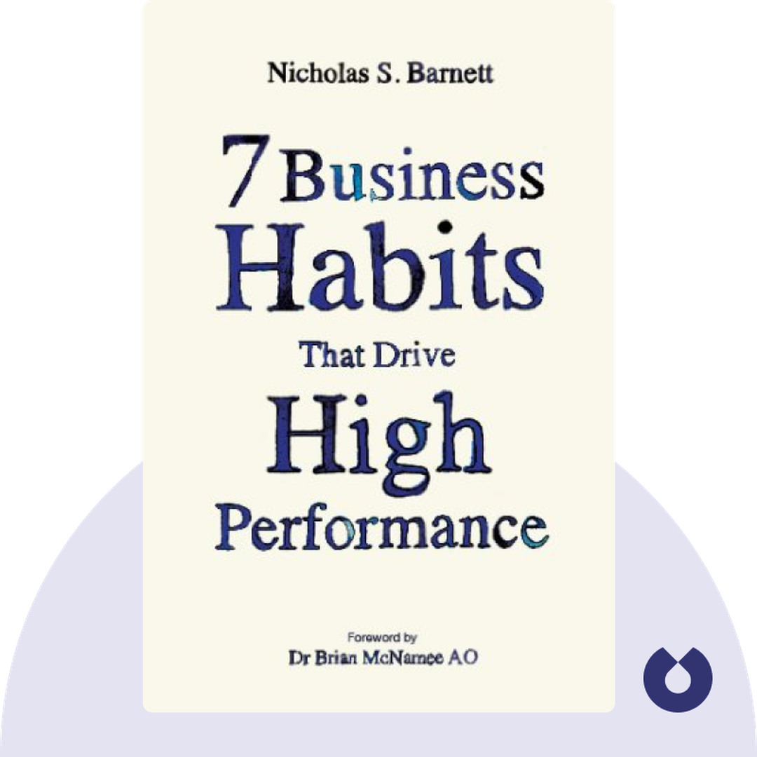 7 Business Habits That Drive High Performance cover