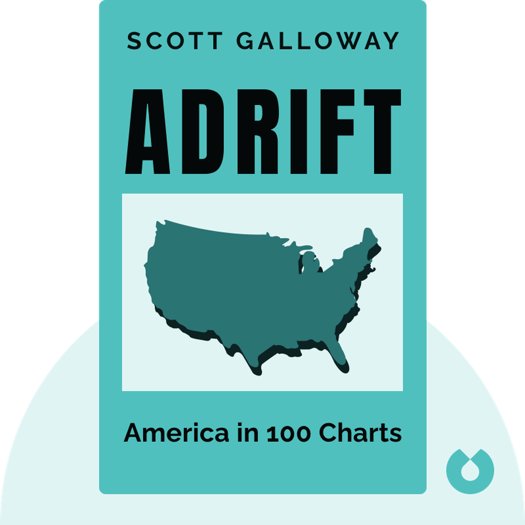 Adrift audiobook cover - America in 100 Charts