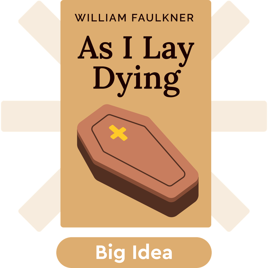 As I Lay Dying audiobook cover - A Family's Odyssey to Burial Grounds
