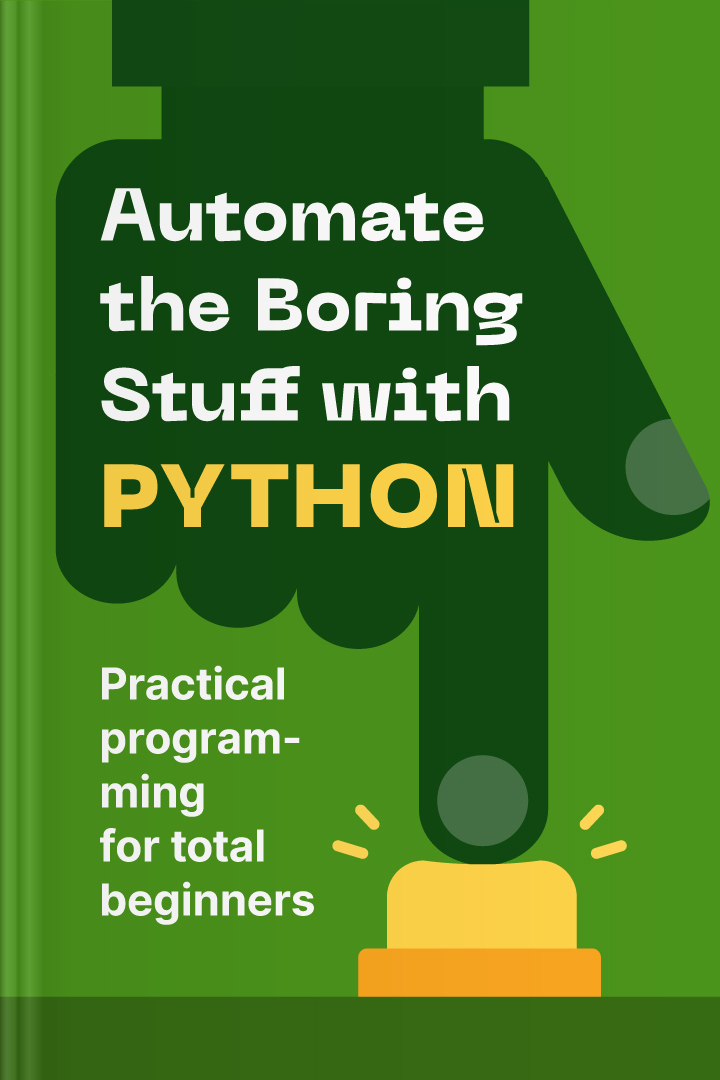 Automate the Boring Stuff with Python, 2nd Edition cover