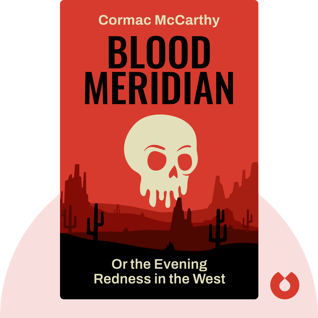 Blood Meridian audiobook cover - Or the Evening Redness in the West