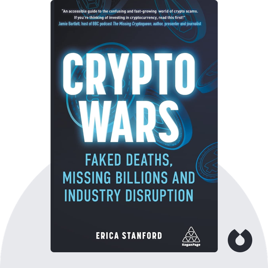 Crypto Wars audiobook cover - Faked Deaths, Missing Billions, and Industry Disruption