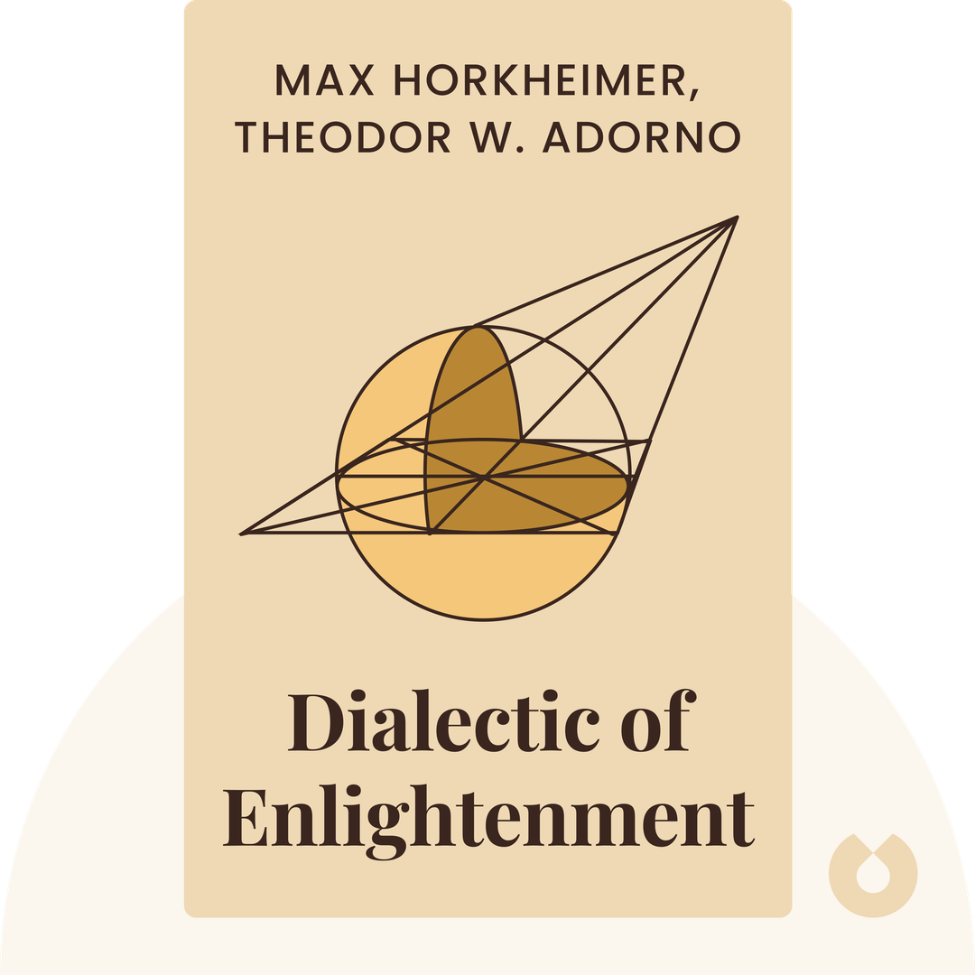 Dialectic of Enlightenment cover