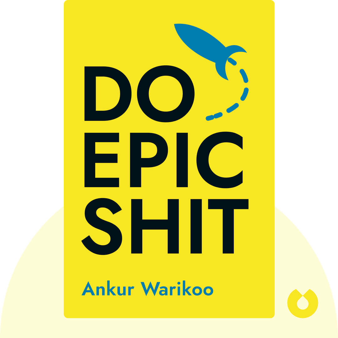 Do Epic Shit audiobook cover - Align your actions, values, and mindset to create lasting success