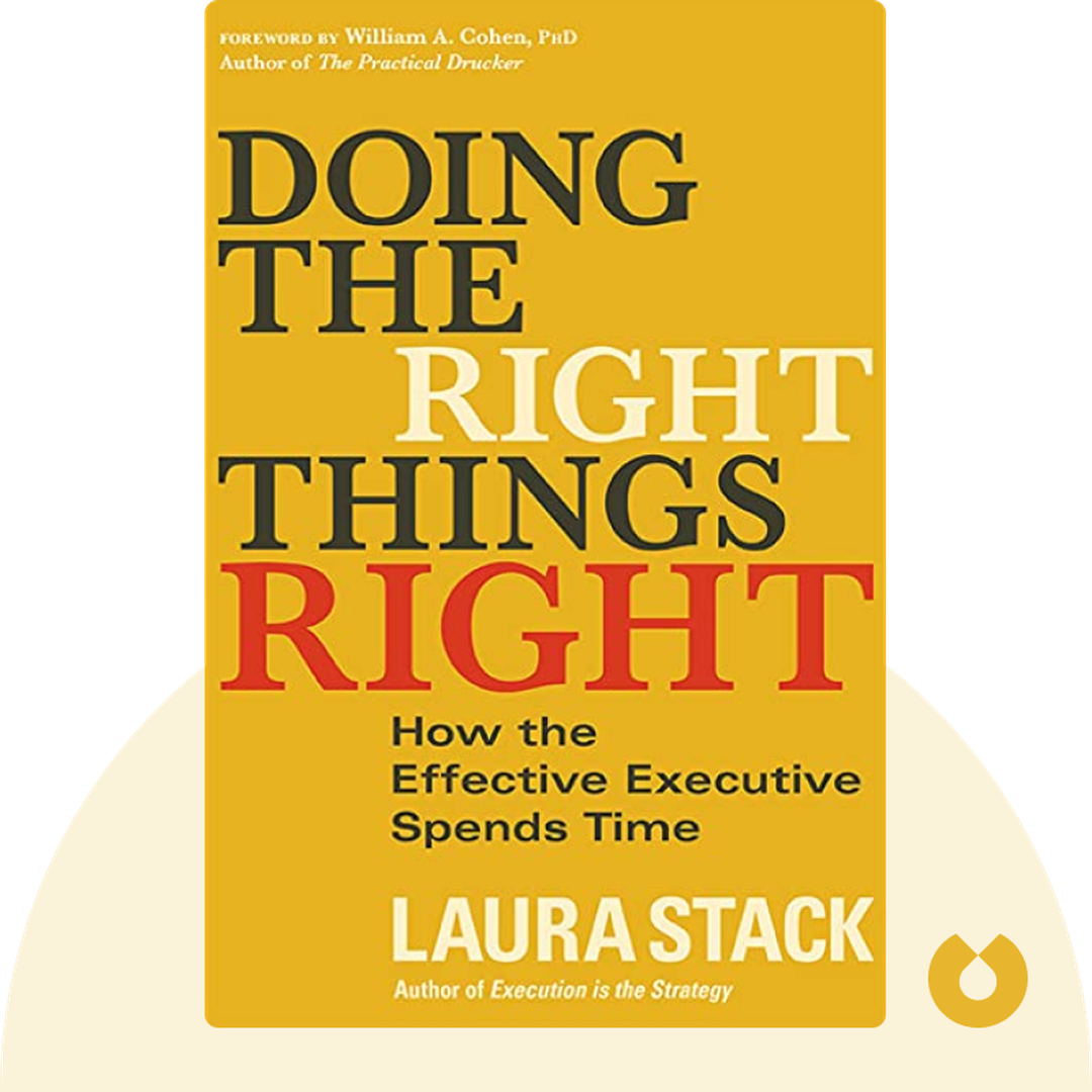 Doing the Right Things Right cover