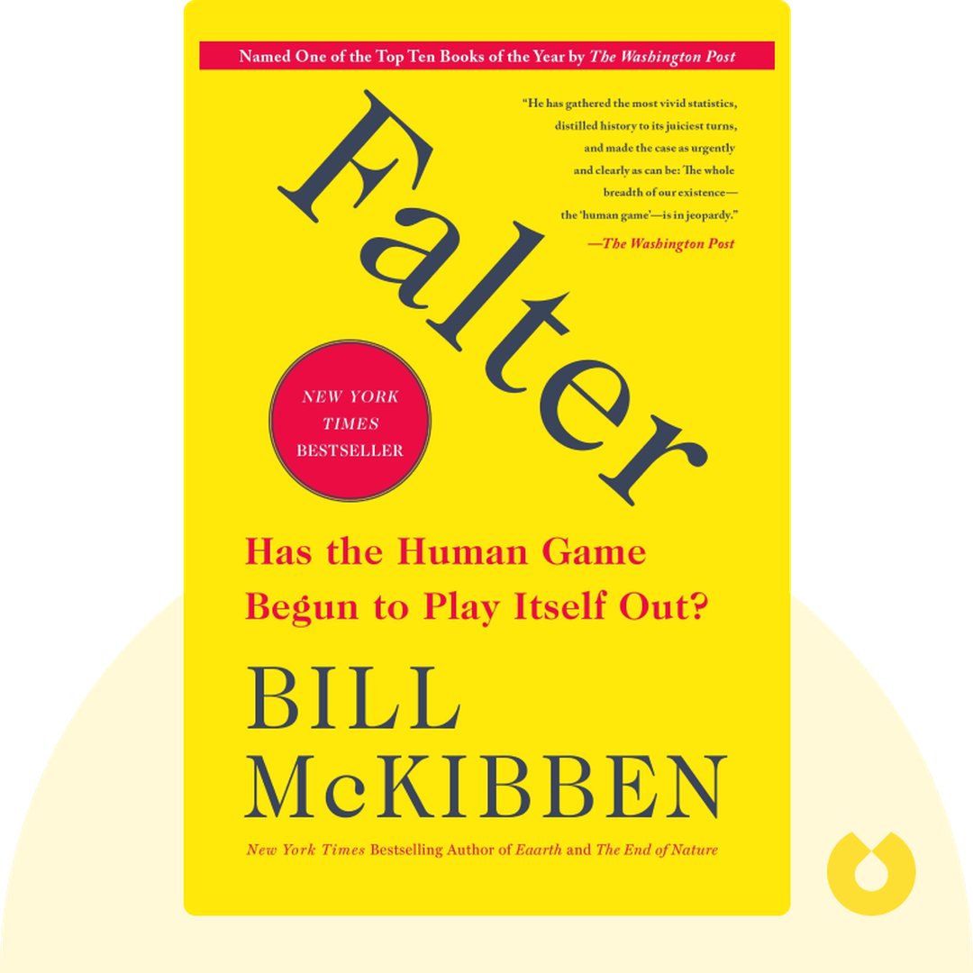 Falter audiobook cover - Has the Human Game Begun to Play Itself Out?