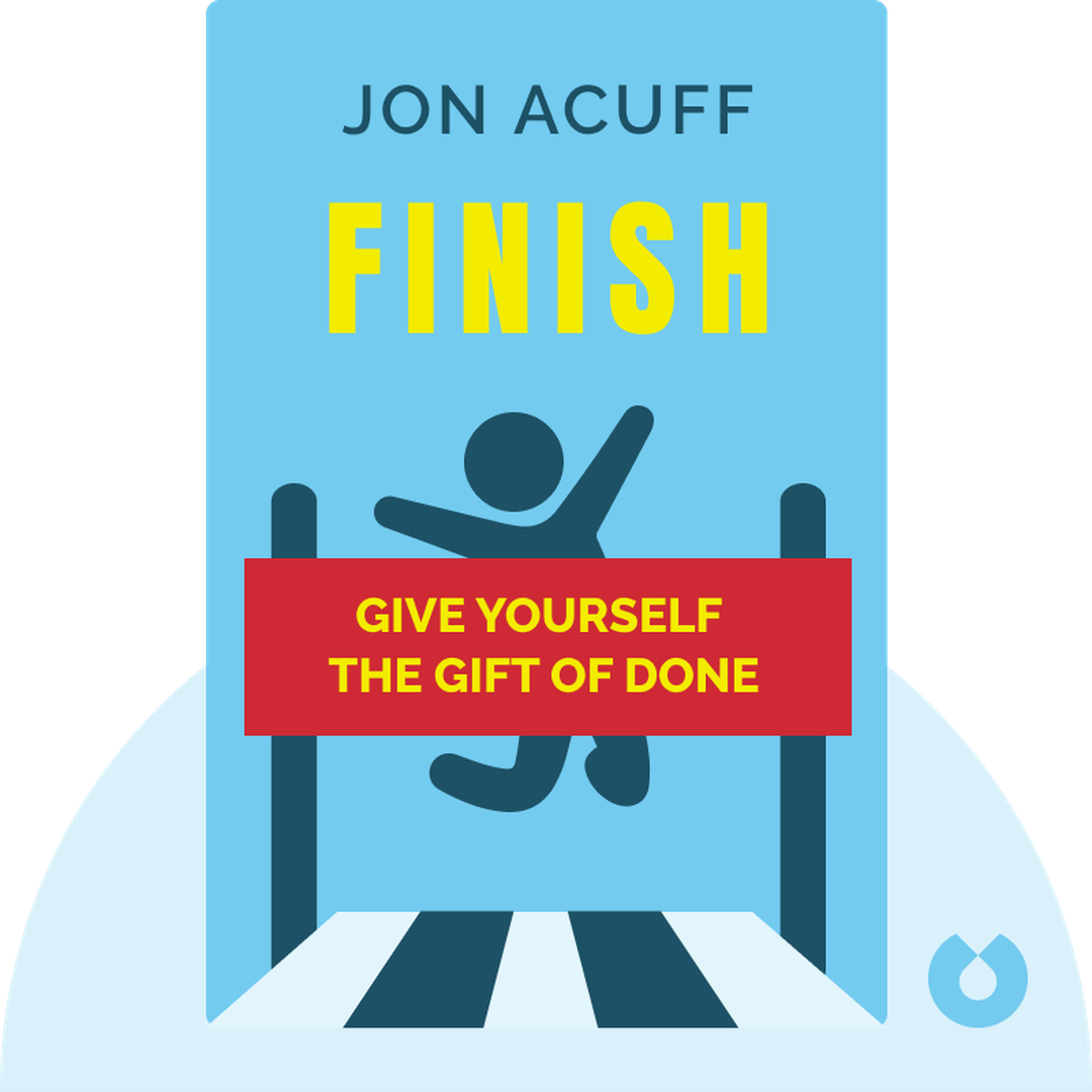 Finish audiobook cover - Give Yourself the Gift of Done