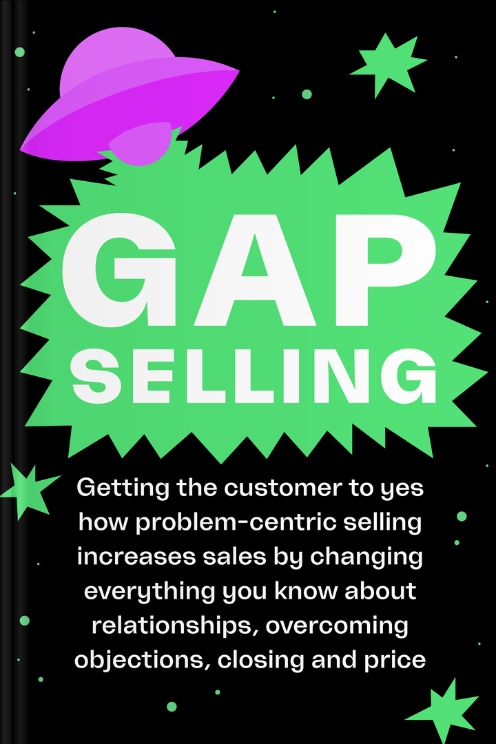 Gap Selling (Summary) audiobook cover - If sales has ever felt like pressure and performance, this warm summary reframes it as calm, skillful help—learning a customer’s real problems, clarifying the “gap” between today and a better future, and choosing integrity over chasing every deal.