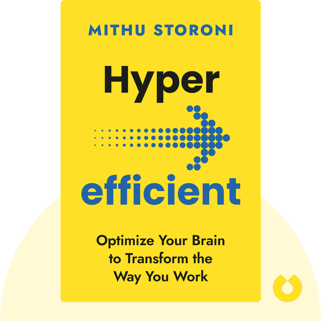 Hyperefficient audiobook cover - Optimize Your Brain to Transform the Way You Work