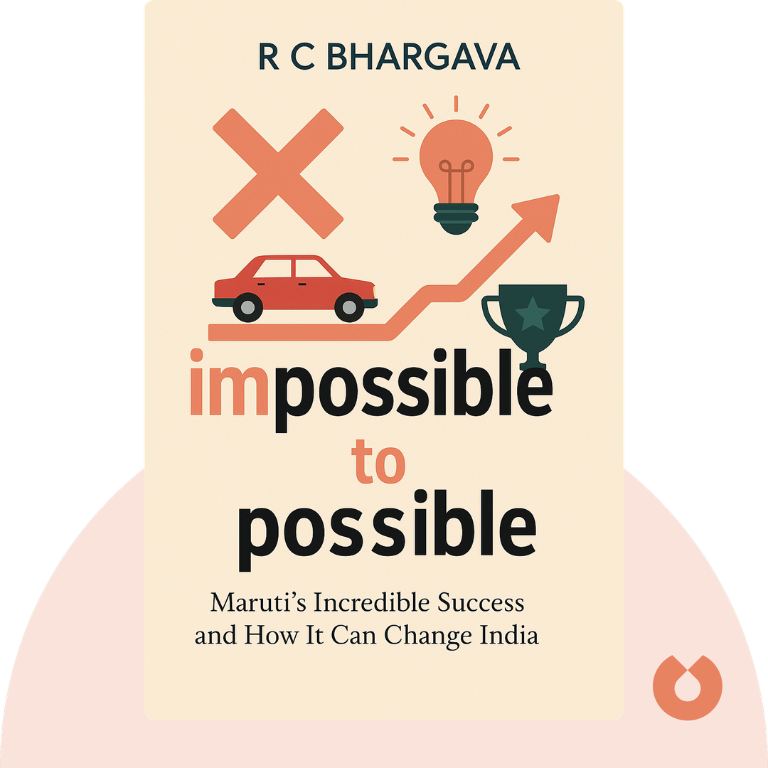 Impossible to Possible audiobook cover - Maruti's Incredible Success and how it Can Change India