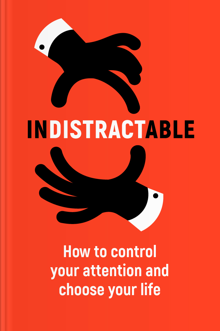Indistractable audiobook cover - Distraction isn’t just a quirky habit—it can become a quiet escape from discomfort that steals time, relationships, and self-trust; this warm guide explores how to recognize triggers, plan for traction, and build an identity that supports focus.