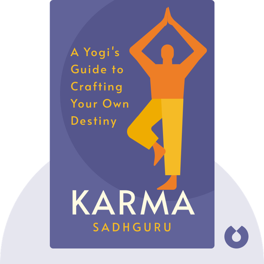 Karma audiobook cover - A Yogi's Guide to Crafting Your Own Destiny