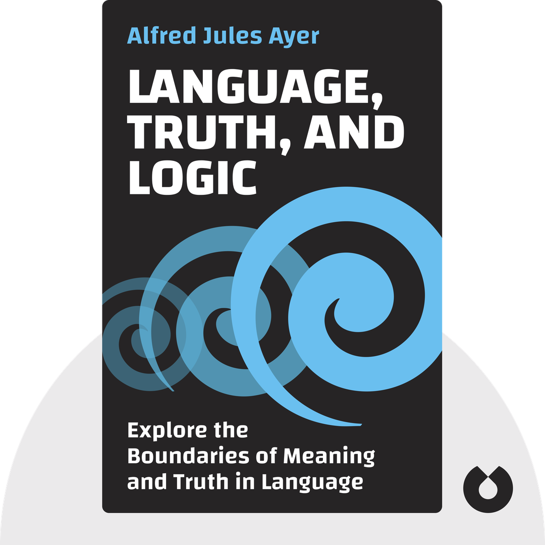 Language, Truth, and Logic cover