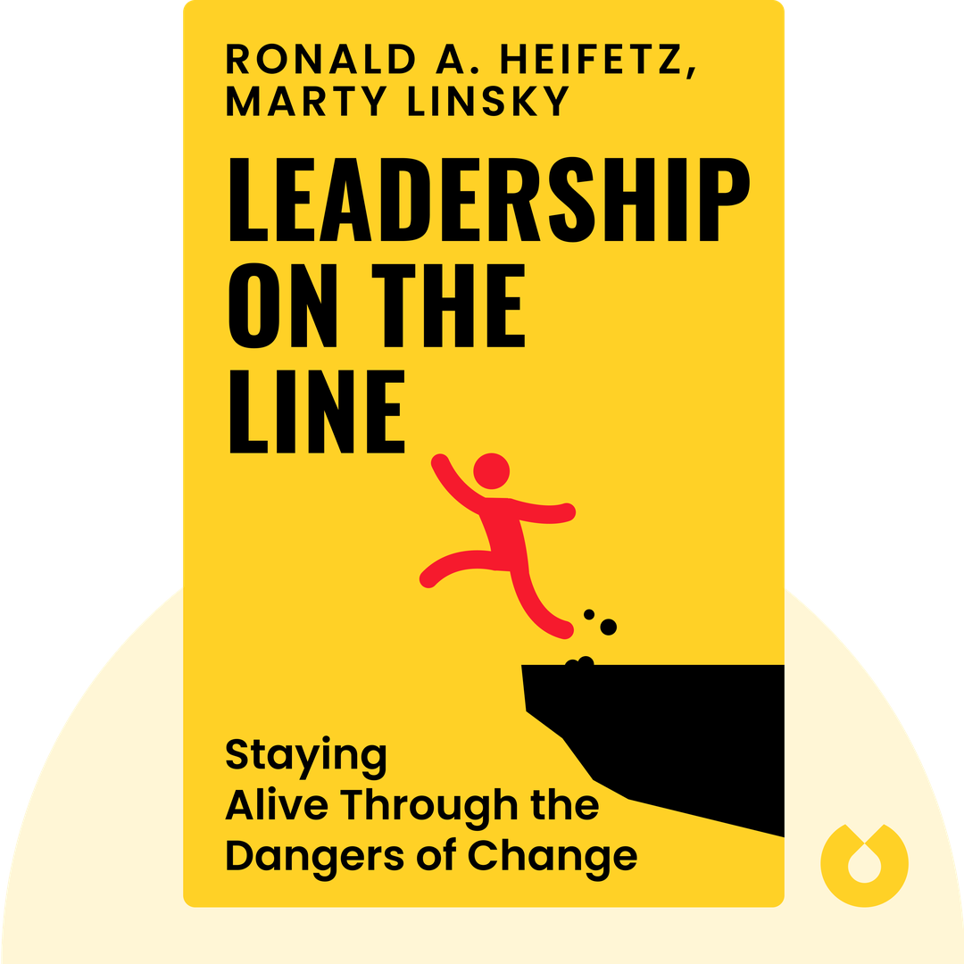 Leadership on the Line cover