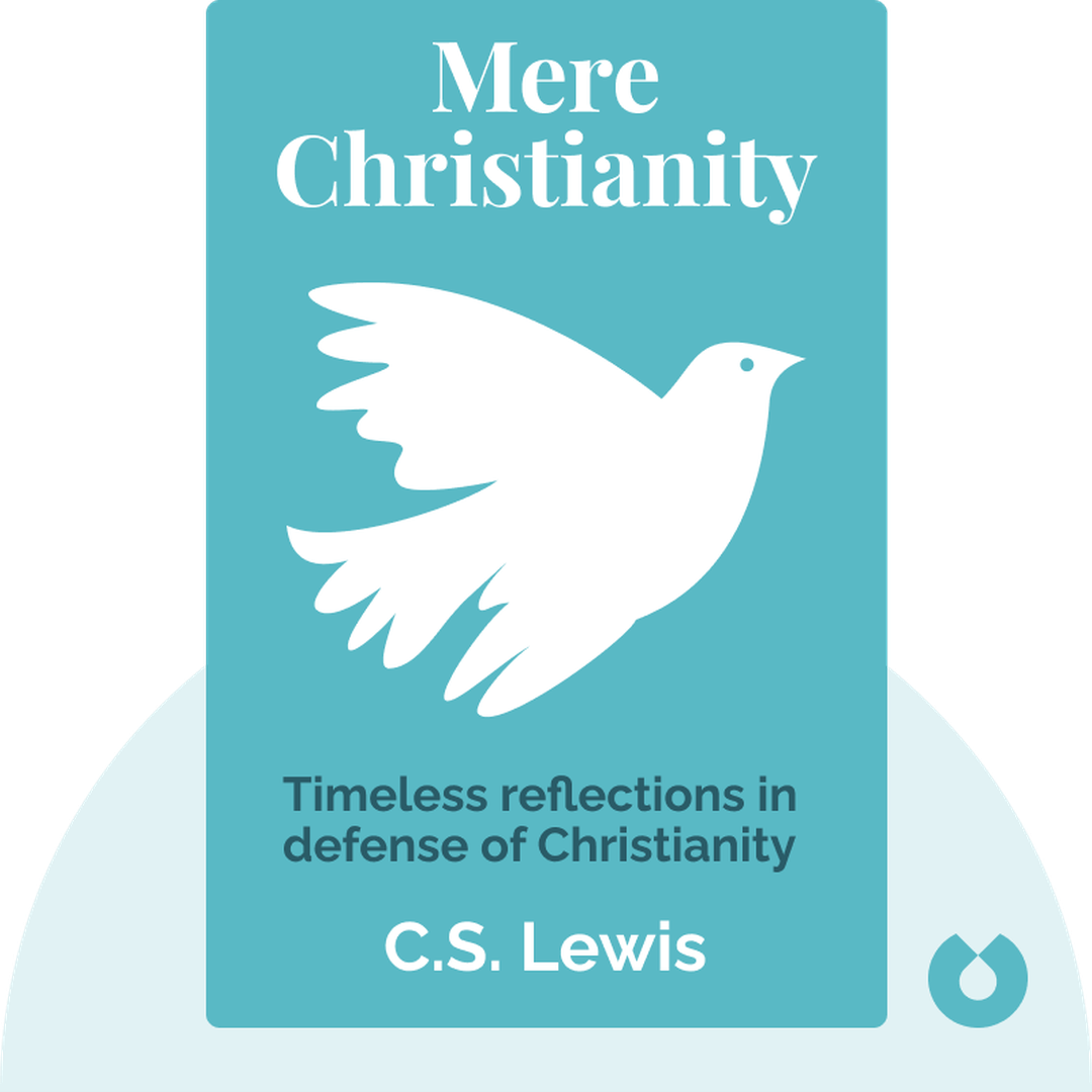 Mere Christianity audiobook cover - Timeless reflections in defense of Christianity