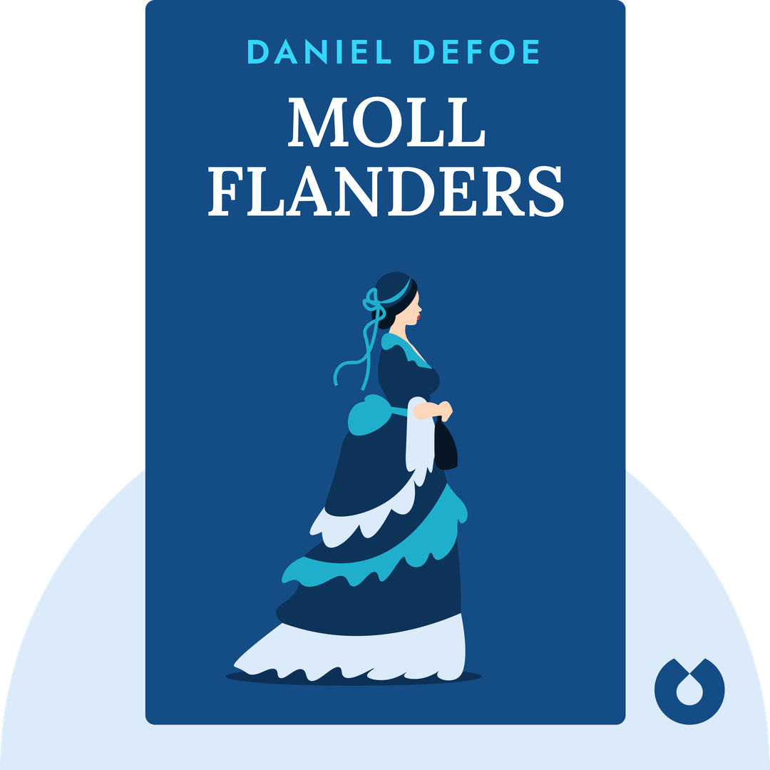 Moll Flanders audiobook cover - The Pursuit of Fortune by Any Means