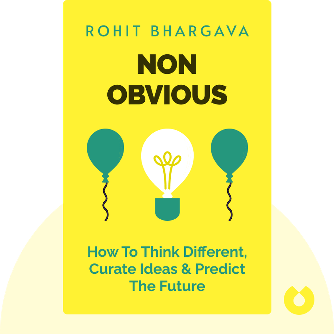 Non-Obvious audiobook cover - How To Think Different, Curate Ideas &amp; Predict The Future