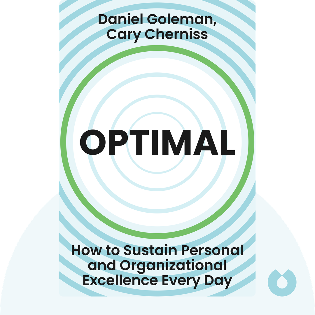 Optimal audiobook cover - How to Sustain Personal and Organizational Excellence Every Day