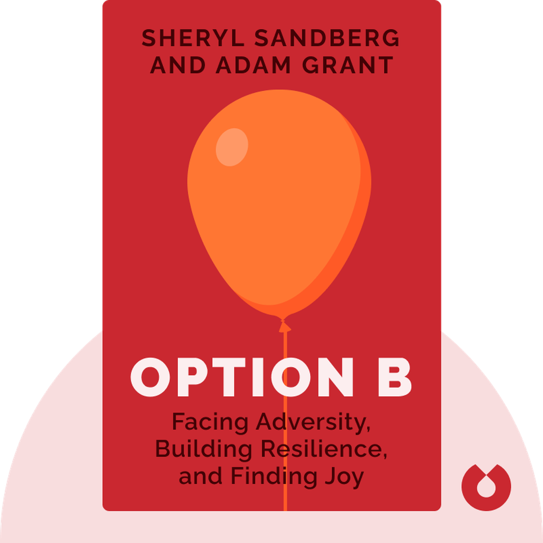 Option B audiobook cover - Facing Adversity, Building Resilience, and Finding Joy