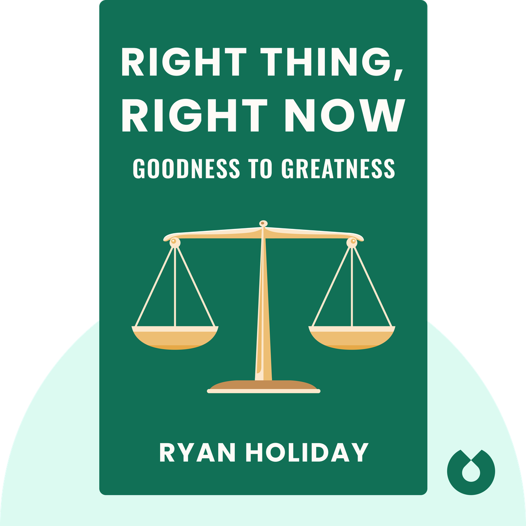 Right Thing, Right Now cover