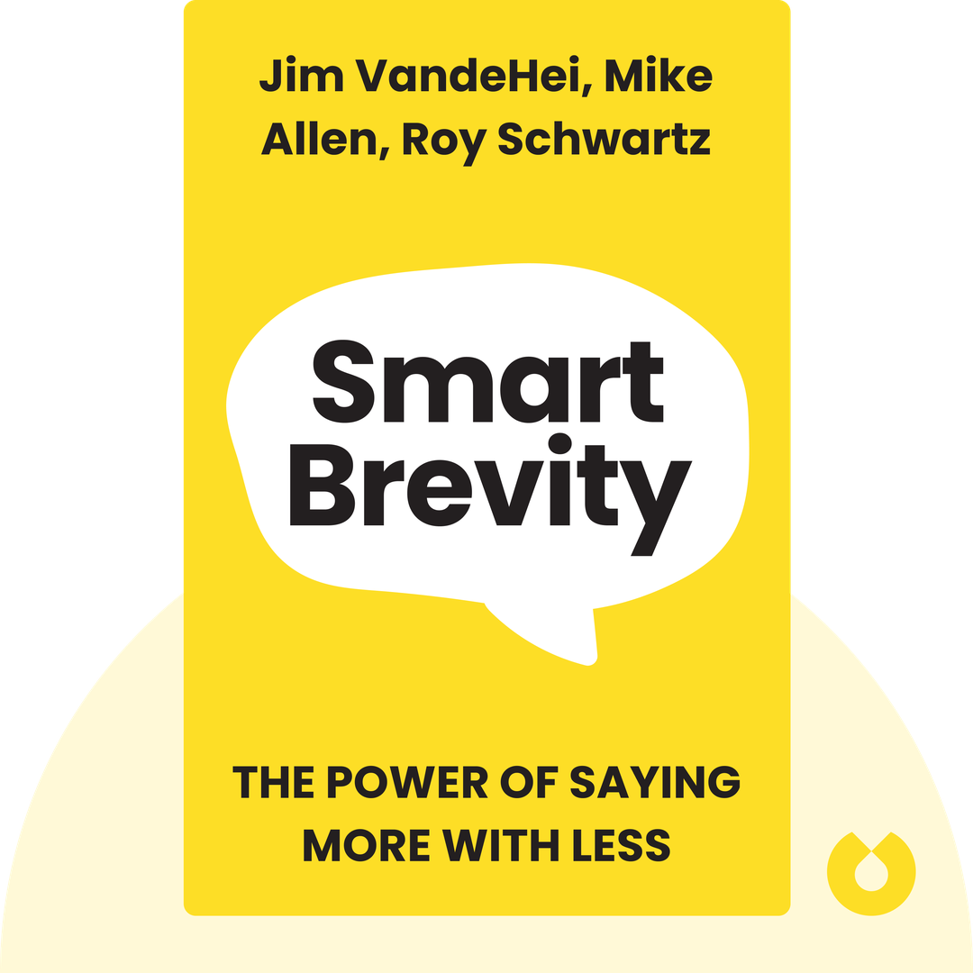Smart Brevity audiobook cover - The Power of Saying More with Less