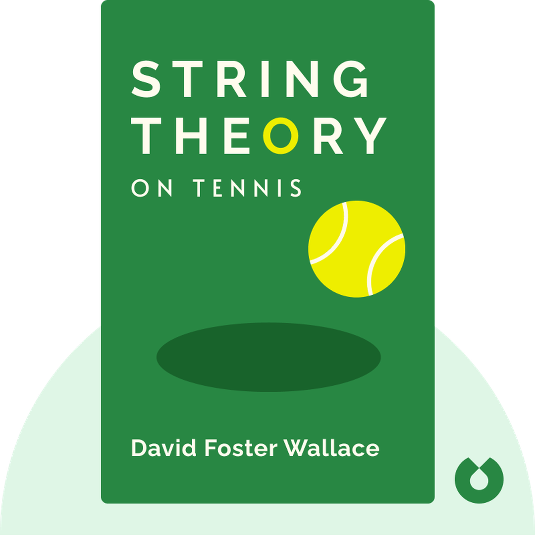 String Theory audiobook cover - On Tennis