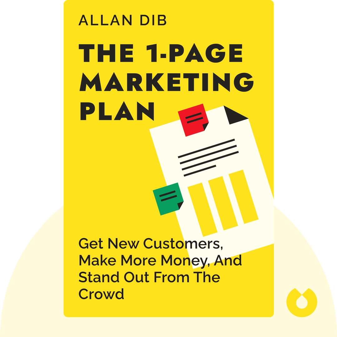 The 1-Page Marketing Plan cover