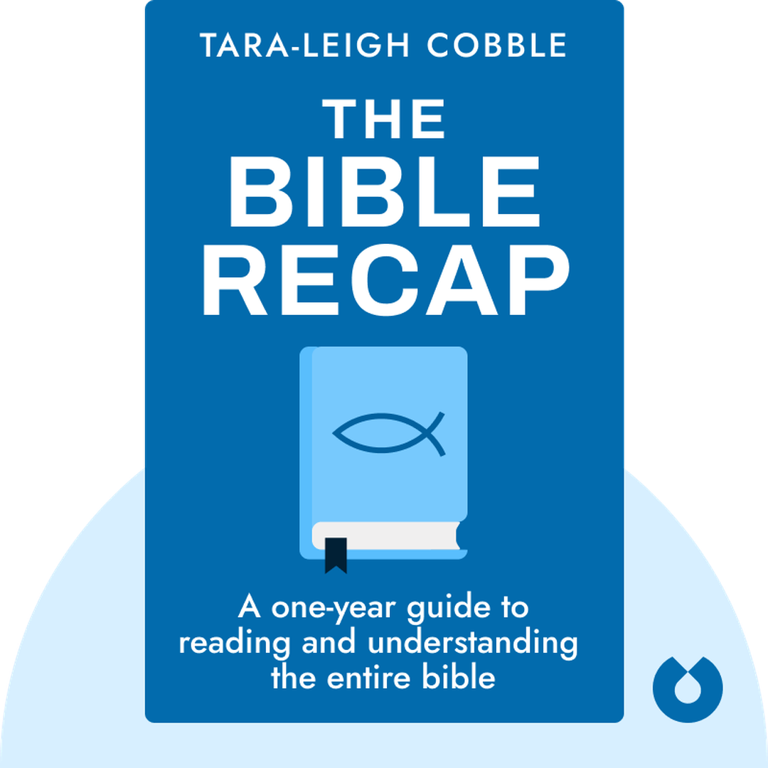 The Bible Recap audiobook cover - A One-Year Guide to Reading and Understanding the Entire Bible