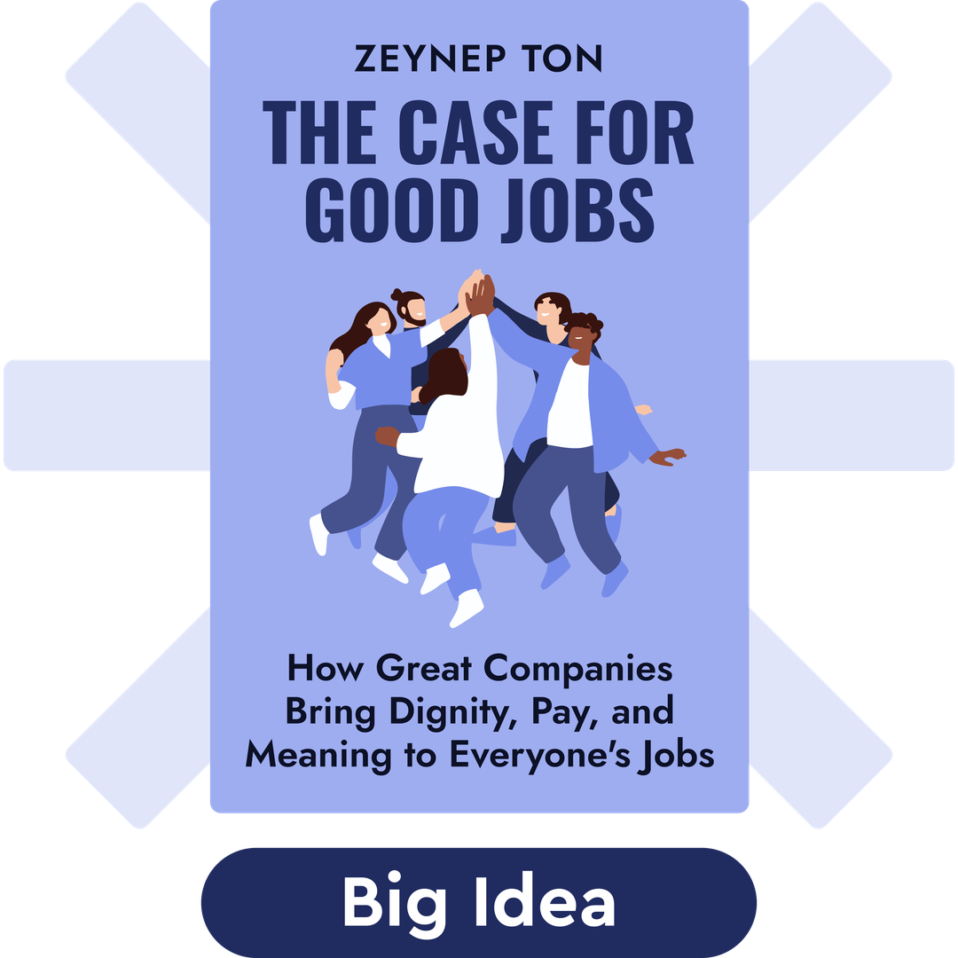 The Case for Good Jobs cover