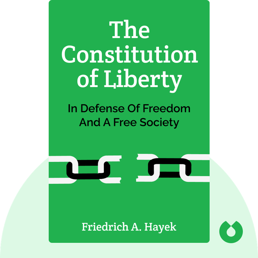 The Constitution of Liberty cover