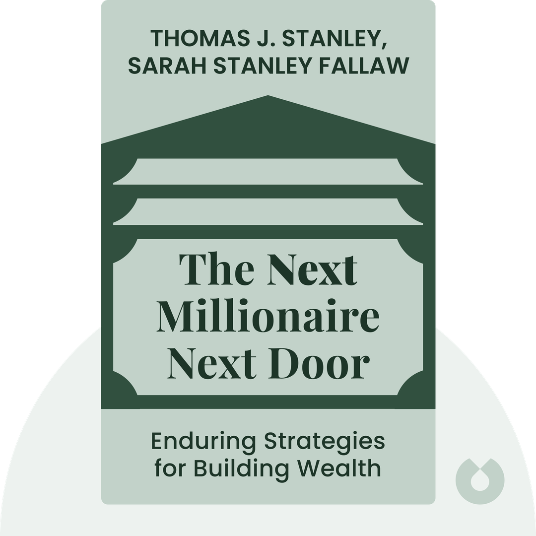 The Next Millionaire Next Door audiobook cover - Enduring Strategies for Building Wealth