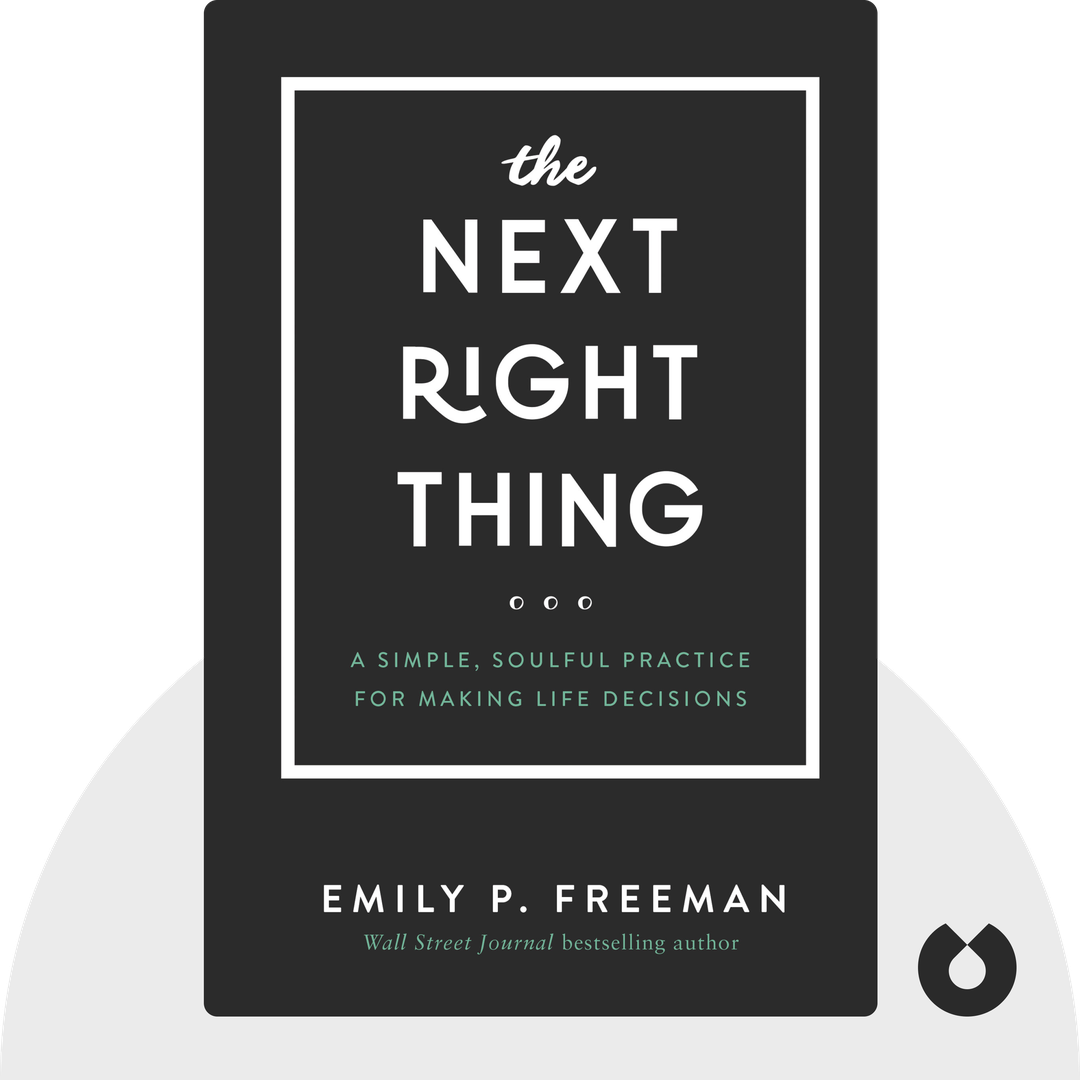 The Next Right Thing cover
