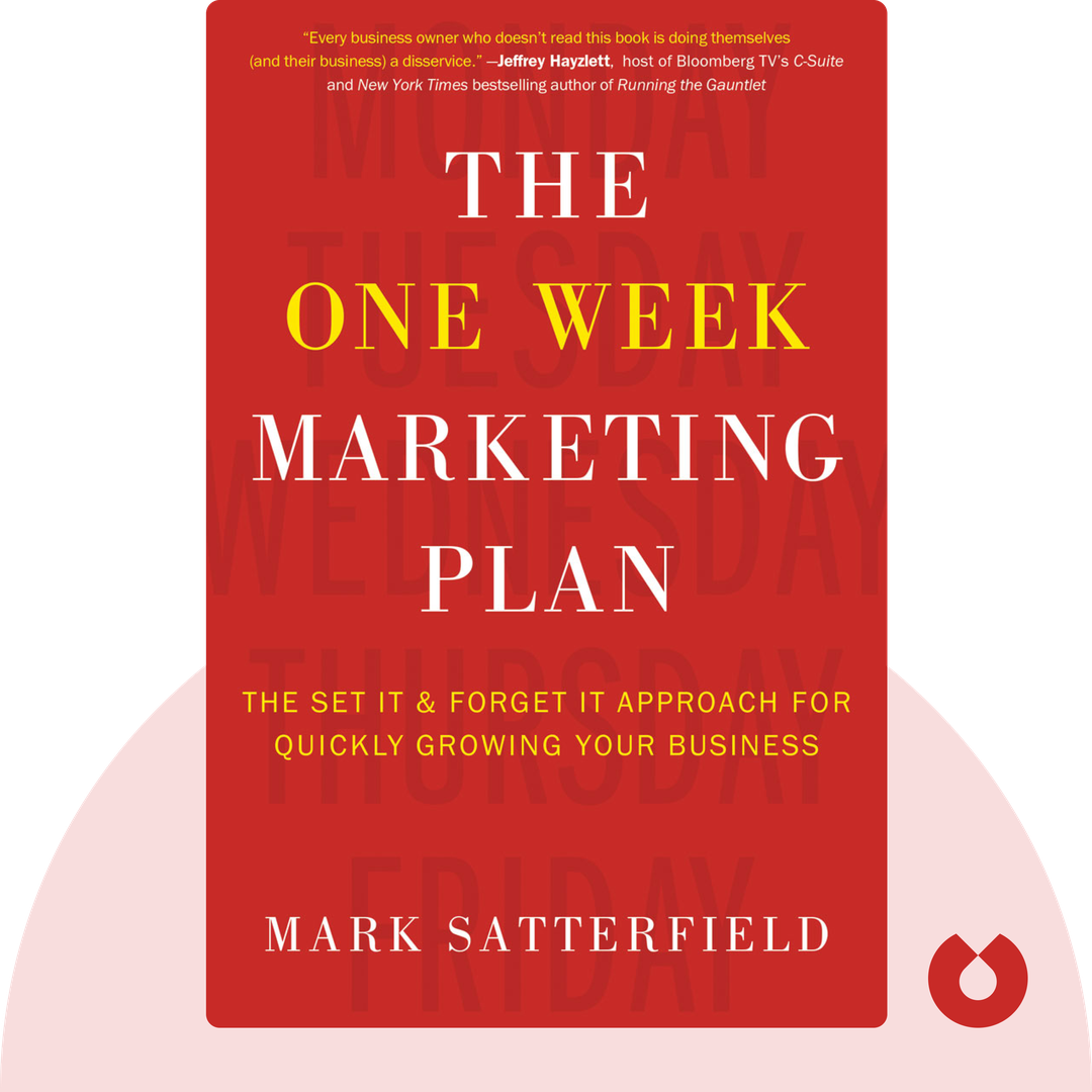 The One Week Marketing Plan cover