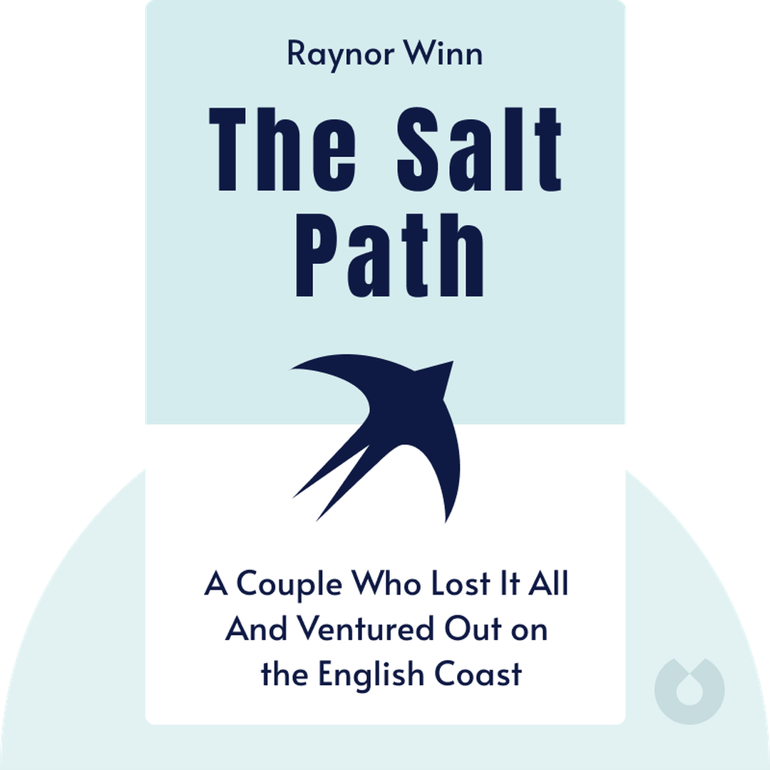 The Salt Path audiobook cover - The story of a couple who lost everything and ventured out on the English coast
