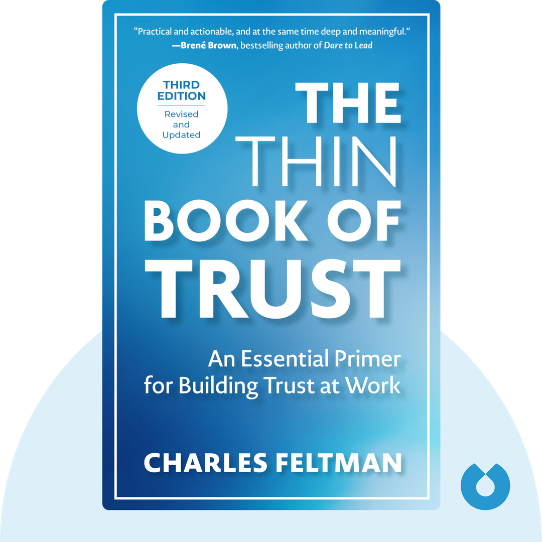 The Thin Book of Trust cover