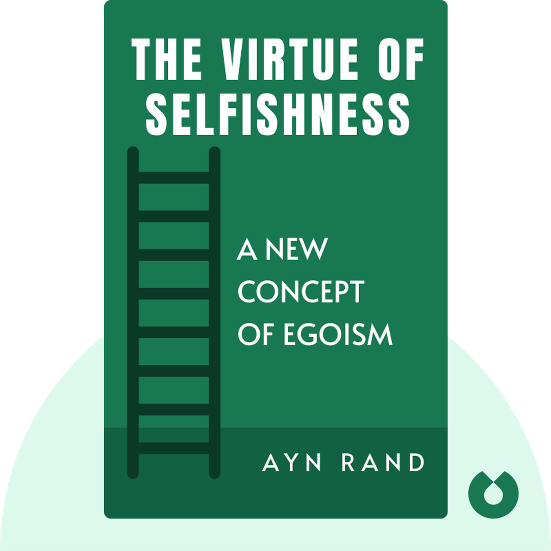 The Virtue of Selfishness audiobook cover - A New Concept of Egoism