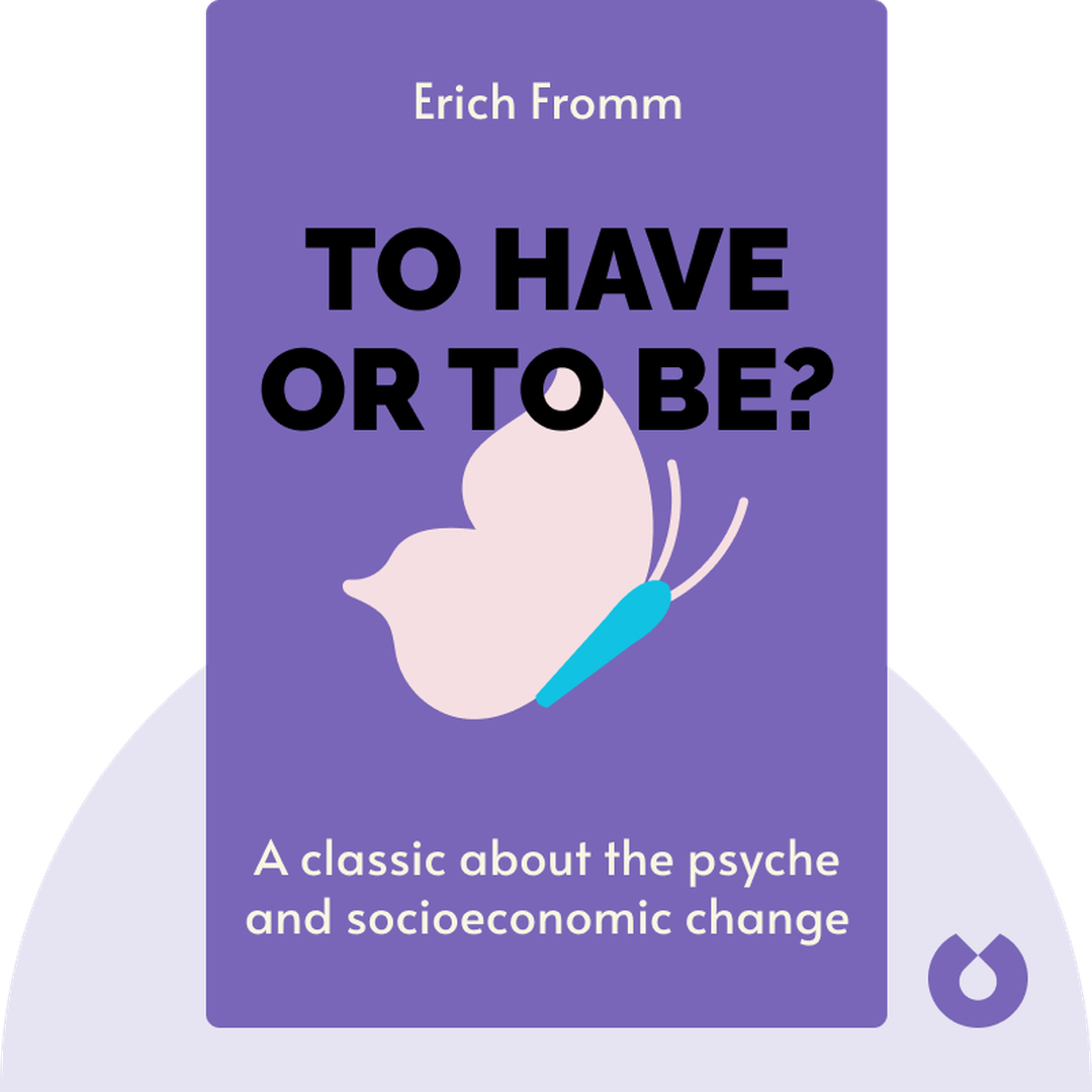 To Have Or To Be? cover