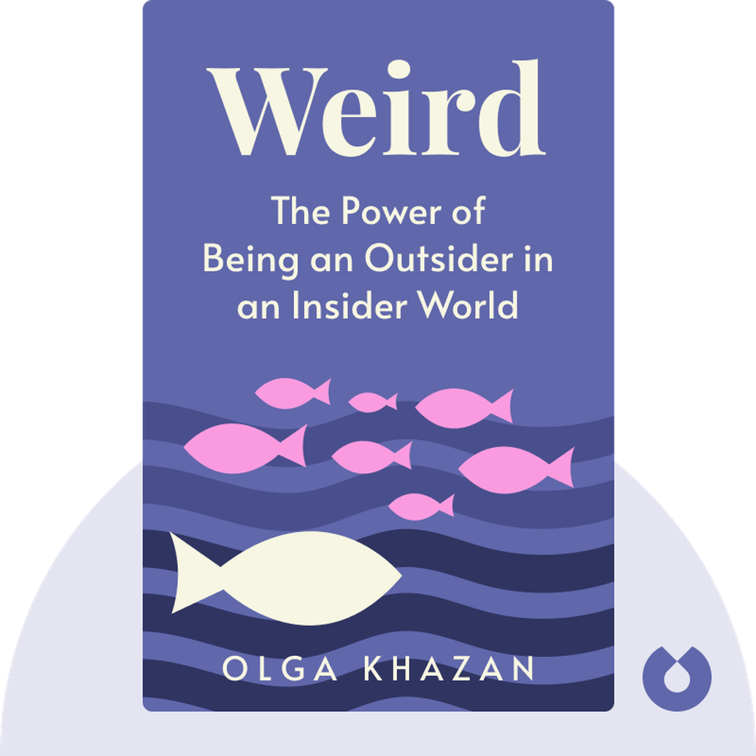 Weird audiobook cover - The Power of Being an Outsider in an Insider World