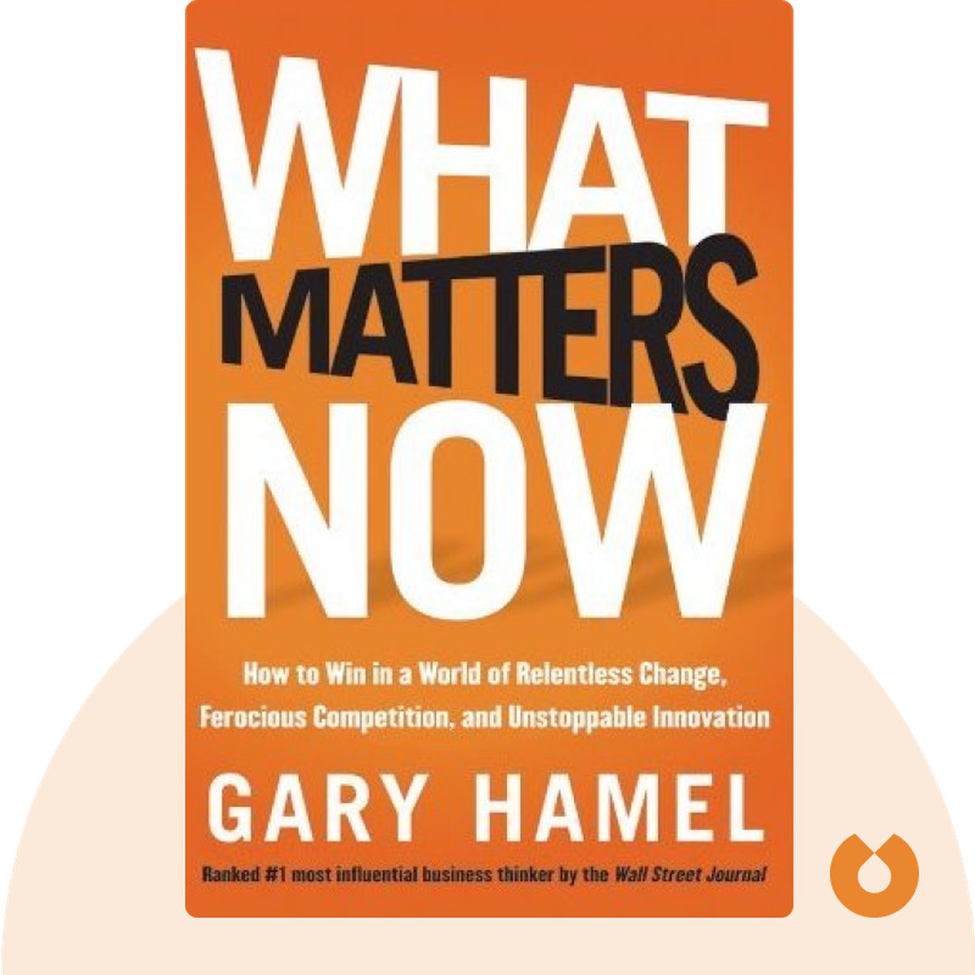 What Matters Now cover